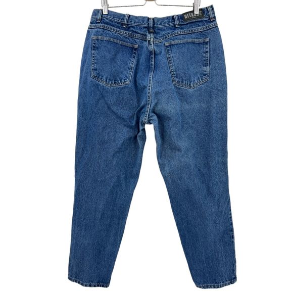 Gitano jeans 20 W average women's vintage denim 1990s high waist medium wash - Picture 2 of 6